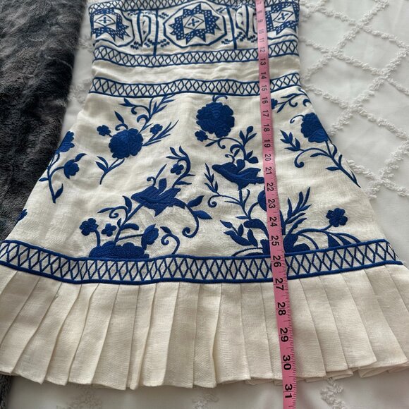 Alexis Asteria Linen Floral Dress, XS - Picture 8 of 9